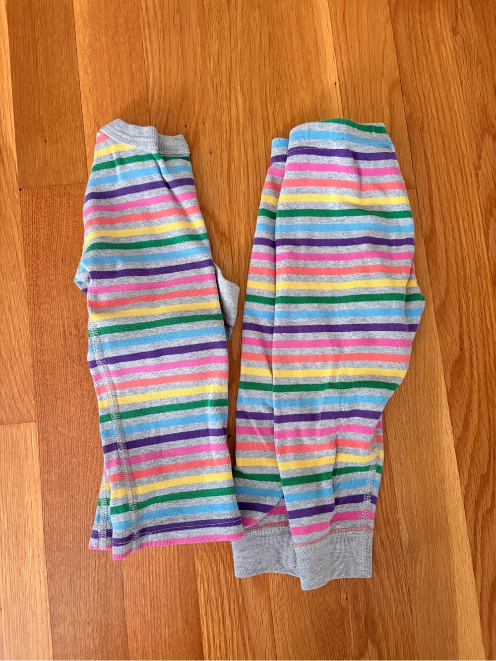 HANNA ANDERSSON Rainbow Stripe Pajama Set - Multicolor